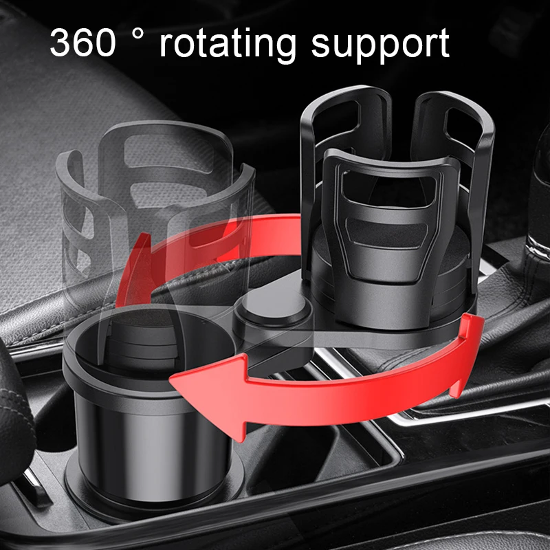 

Многофункциональный Автомобильный держатель для стаканов с регулируемым основанием, универсальный держатель для напитков, простая устано...