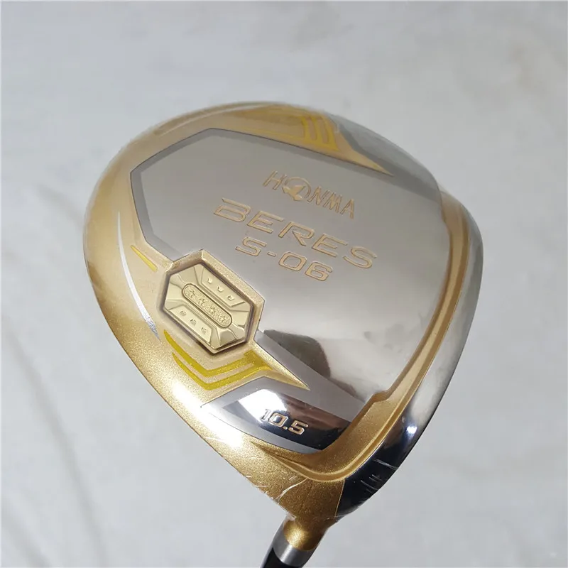 Новые гольф клубы HONMA S 06 4star Compelete club Набор водителя + 3/5 дерево фарватера утюжки