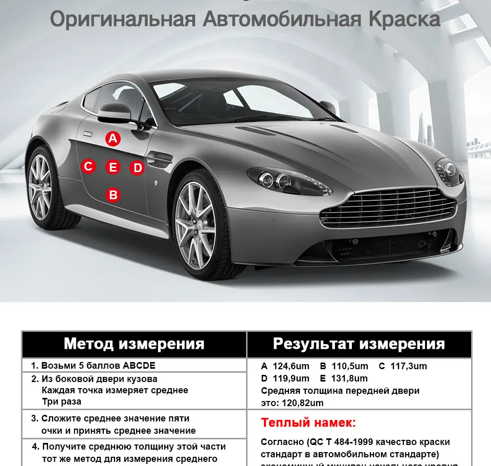 R& D GM998 толщиномер покрытия автомобиля краски из металла с гальваническим покрытием толщиномер тестер метр 0-1500um Fe& NFe зонд
