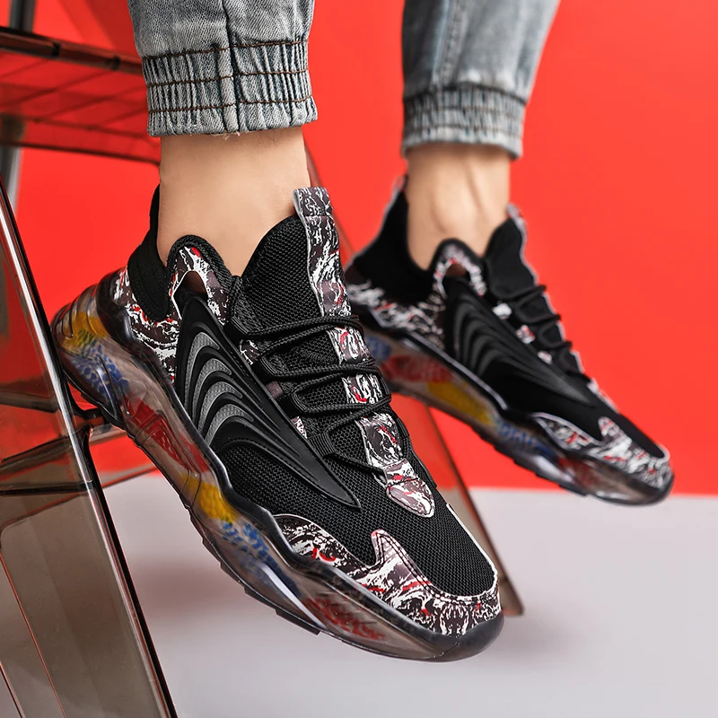 

Men Running Shoes Comfortable Sports Outdoor Sneakers Male Fashion Athletic Breathable Footwear Zapatillas Walking Jogging Shoes