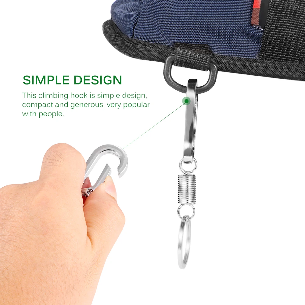 TiOODRE автомобильный брелок для ключей Ретро стиль простой карабин альпинистский