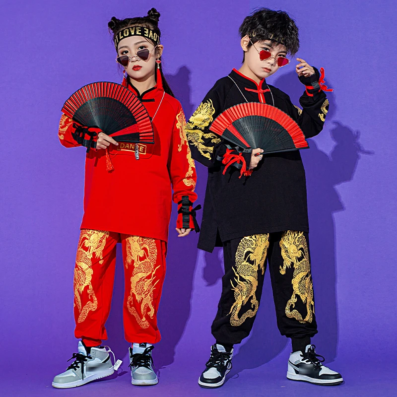 

Костюм танцевальный детский в стиле хип-хоп в китайском стиле