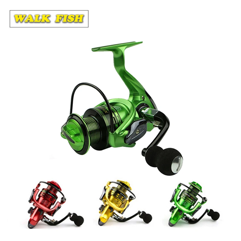 WALK FISH Рыболовная катушка для спиннинга 13 + 1BB металлическая длинное кастинговое