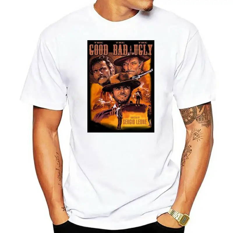 

The Good The Bad And The Ugly T Shirt Mens Navy Colour Clint Eastwood Shirt