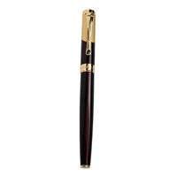 jinhao 9009 black and golden luxury diamond fountain pen 0 5mm metal nib ink pens for office supplies gift pen