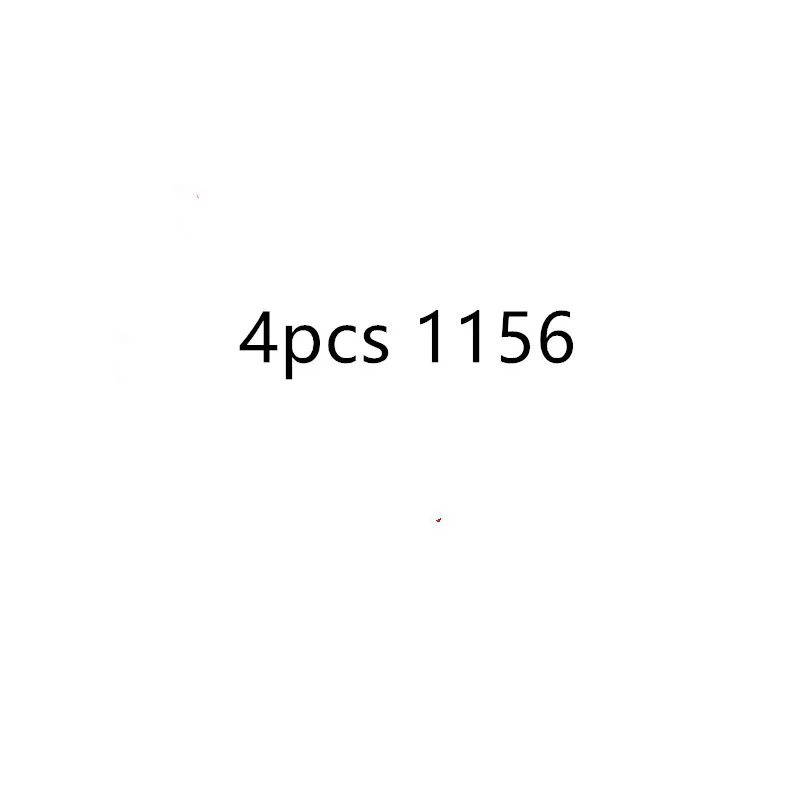 4pcs 1156 4 шт./1 шт. Автомобильный задний светильник s рулевое управление тормозной сигнал мигание Янтарный 12 В 1156PY BAU15S PY21W светодиодный 33SMD тормозной рулевой светильник - Испускаемый цвет: 4pcs 1156