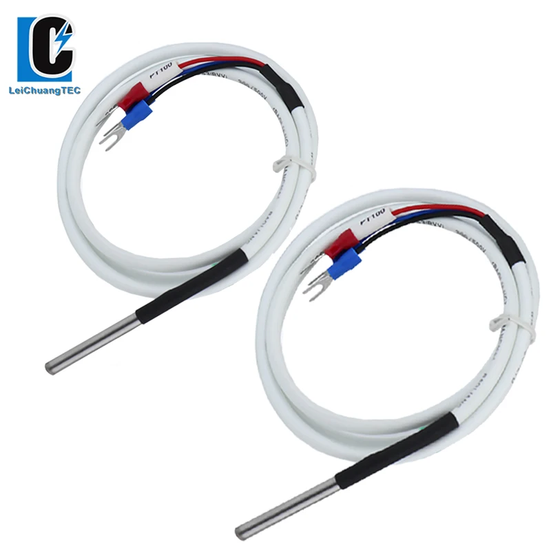 PT100 platinum thermistor high precision temperature probe moisture proof air sensor for cold storage | Инструменты