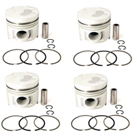 new 4 sets std piston kit with ring 12010 02n06 fit for nissan td23 engine 89mm