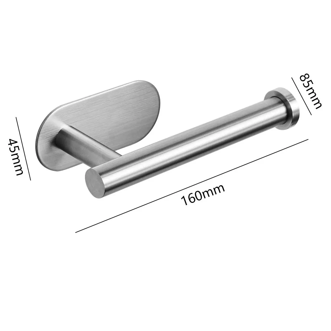 

Punch-free stainless steel tissue holder bathroom and toilet supplies 304 stainless steel waterproof and corrosion-resistant