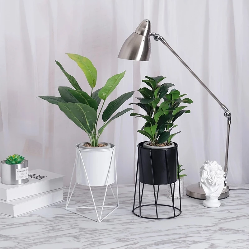 Креативный металлический цветочный горшок в скандинавском стиле для помещений