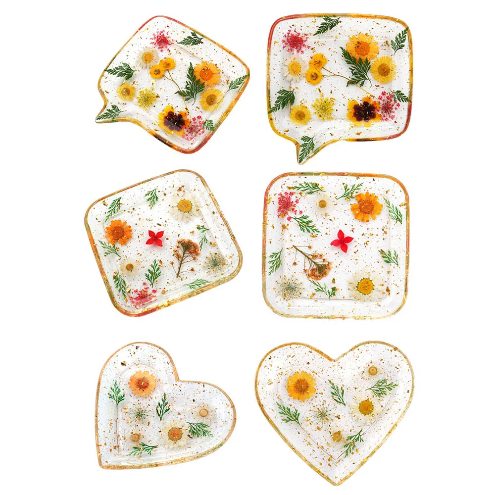 Квадратная Прямоугольная форма DIY Кристалл эпоксидная силиконовая для подноса