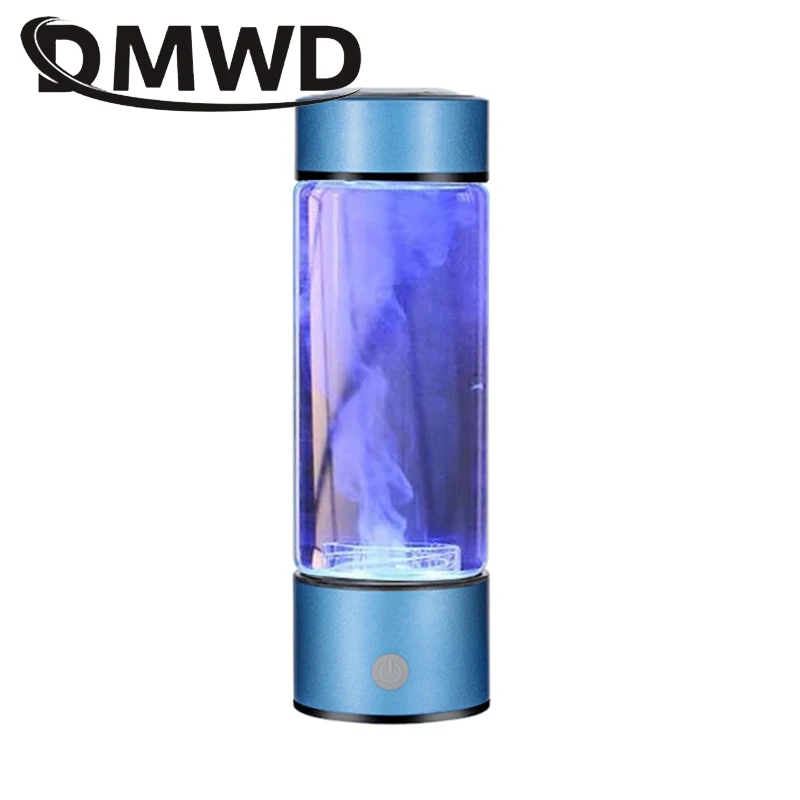 Japanese Titanium Hydrogen Generator H2-Rich Water Cup Filter Ionizer Maker Antioxidants ORP Alkaline Bottle Electrolysis Drink