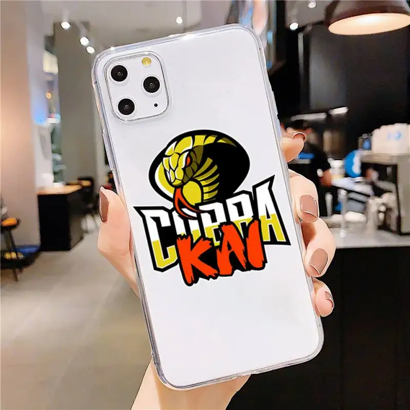 

cobra kai snake 2 Phone Case Transparent soft For iphone 5 5s 5c se 6 6s 7 8 11 12 plus mini x xs xr pro max