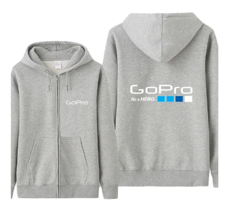 

NEW Go Pro Gopro Sweatshirt Hoodies Men Fashion Coat Pullover Fleece Pullover Unisex Man Be A Hero Gopro Sweatshirts