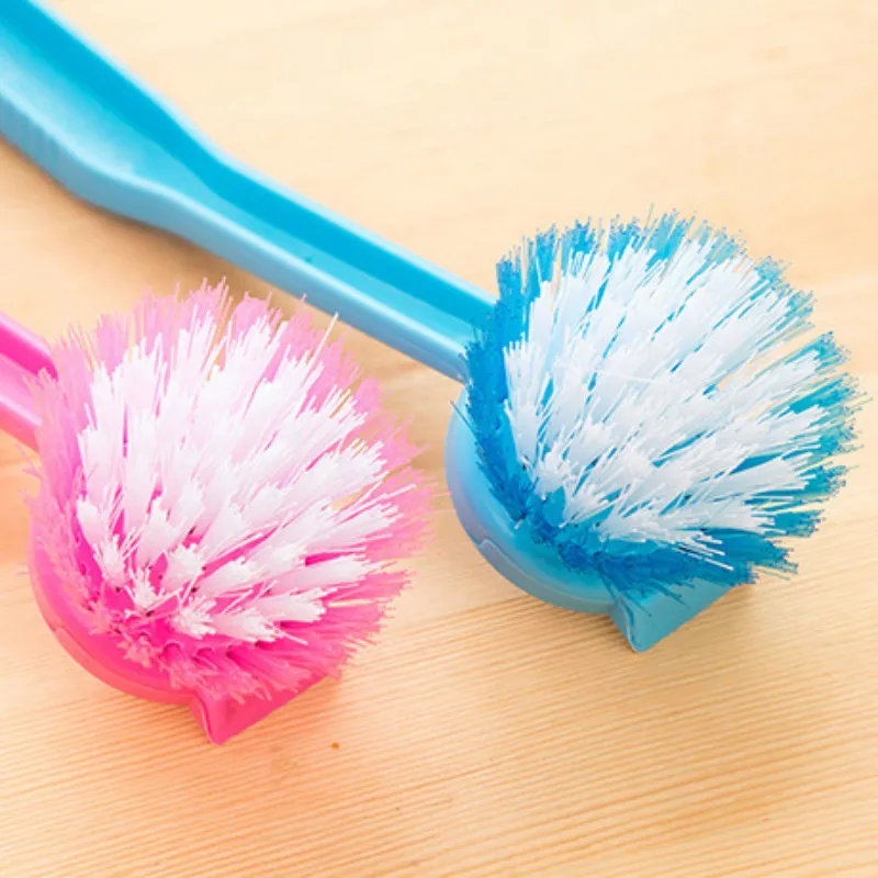 

New Hot Selling Washing Dishes Brush Long-handled Pot Can Cleaning Kitchen Tools Scrubbing Pots Random Color
