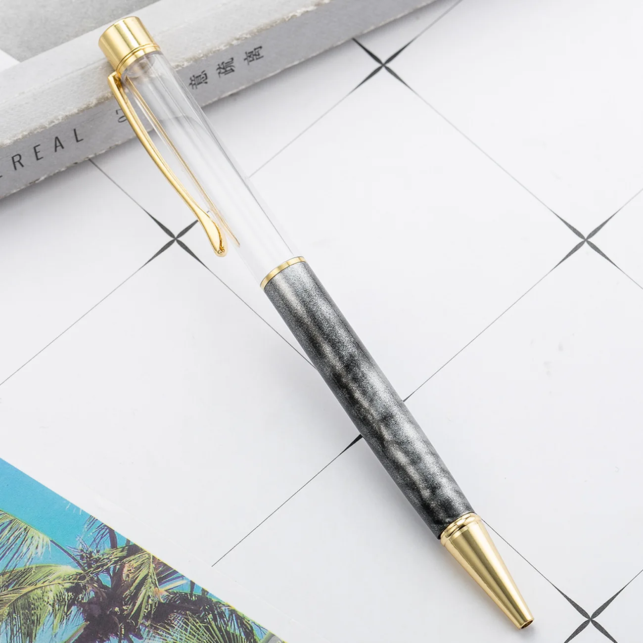 

20PCS/SET Japanese Hot Sale Pen DIY Crystal Pen Diy Diamond Ballpoint Pen Blank Empty Rod Pen Custom Logo