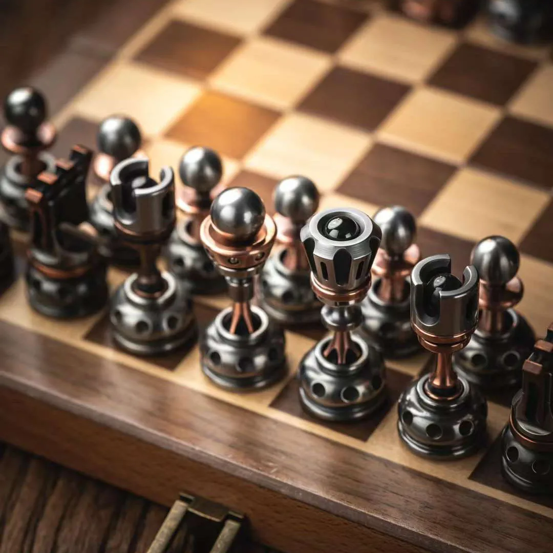 Фиджет-Спиннер LAUTIE для шахматных фиксаторов вращающаяся игрушка пальцев King and Queen