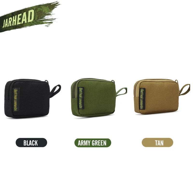 Outdoor Square coin purse Headset Bag Small MOLLE Accessory pocket Key Case For Backpack Belt Vest Accessories | Спорт и развлечения