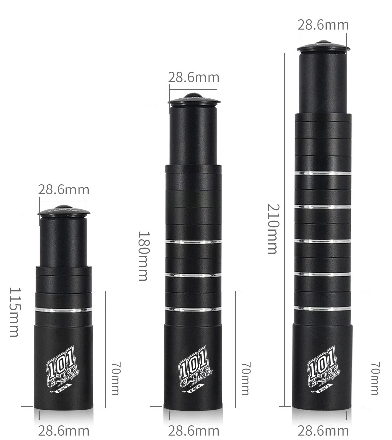 1 шт. велосипед Шток Вилки для увеличения высоты руль поднимается вверх адаптер