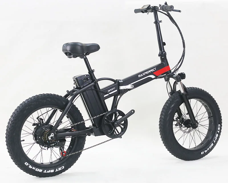 Bestellen Maxperfect 20 Zoll Elektrische Fahrrad Pansonic Lithium-Batterie 48V 500W 15Ah 4,0 Fett Bike Bike Folding Mens Frauen Der Ebike Kostenloser Steuer