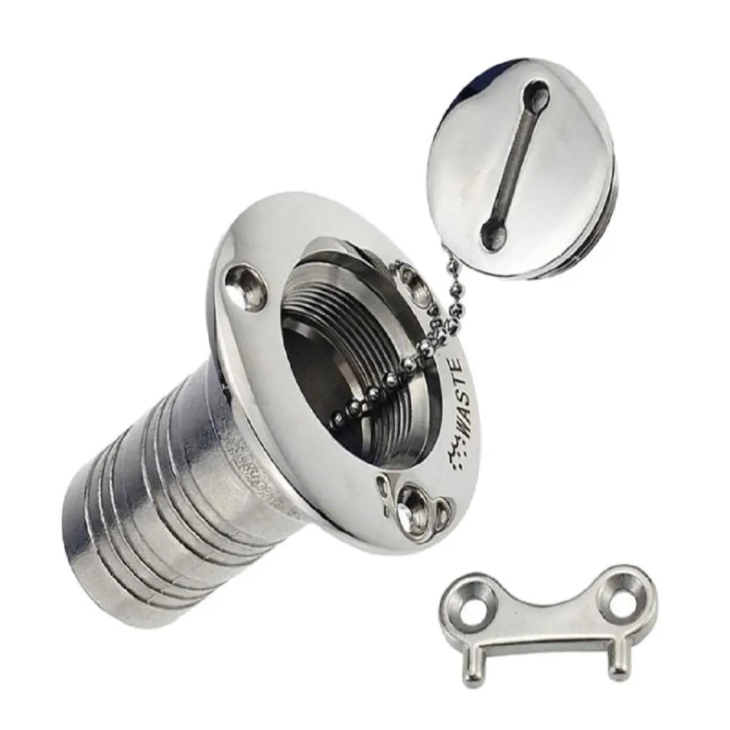 

50mm Marine Boat Waste Tank Deck Fill with Key 316 Stainless Steel
