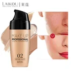 LAIKOU Профессиональная жидкая основа для лица с полным покрытием для макияжа натуральный цвет отбеливающий консилер стойкая праймер для макияжа