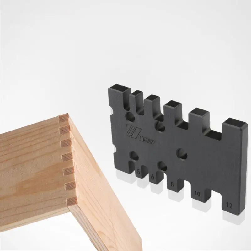

Woodworking Tenon Gauge Template Track Miter Mortise Dovetail Maker Jig Block
