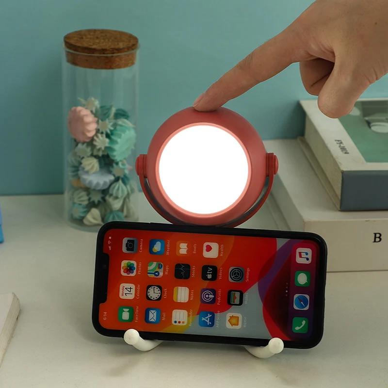 Маленький ночсветильник в виде осьминога милая настольная лампа для кормления