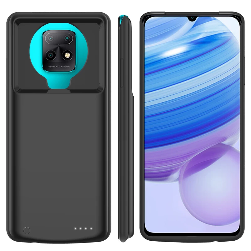 

Тонкий Задний зажим 6800 мАч, зарядное устройство для телефона Redmi 10X, быстрое перемещение, блок питания, аккумулятор, чехол для Redmi10X, искусстве...