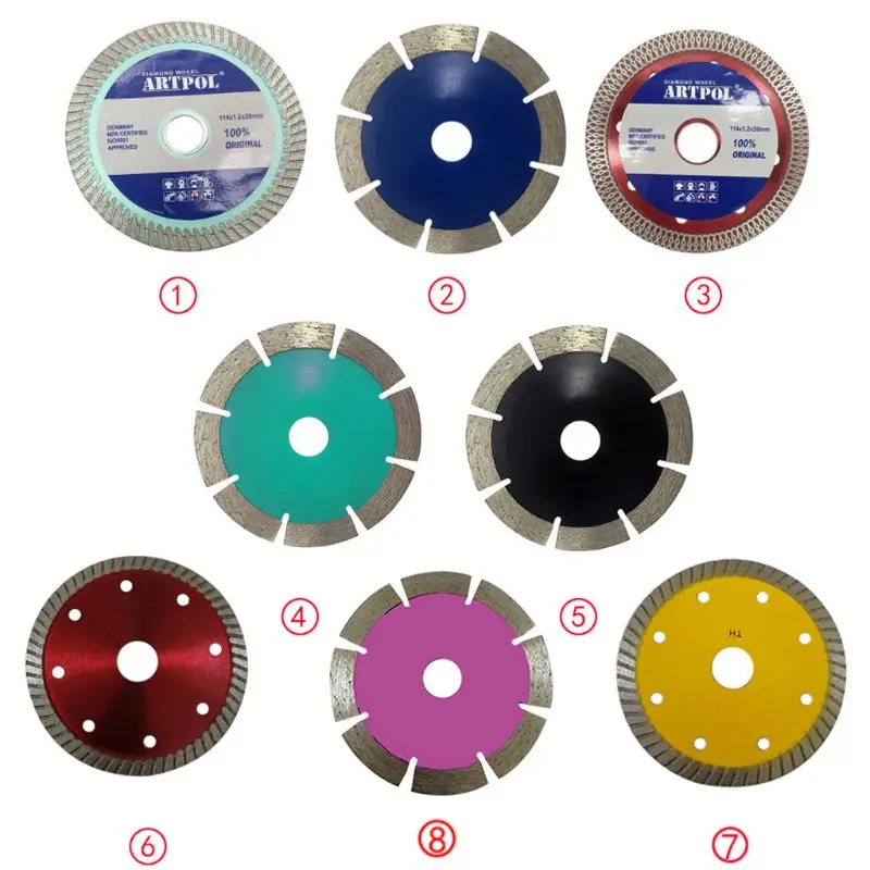 Ultra-thin Turbo Diamond Circular Ceramic Saw Blade Wheel Po