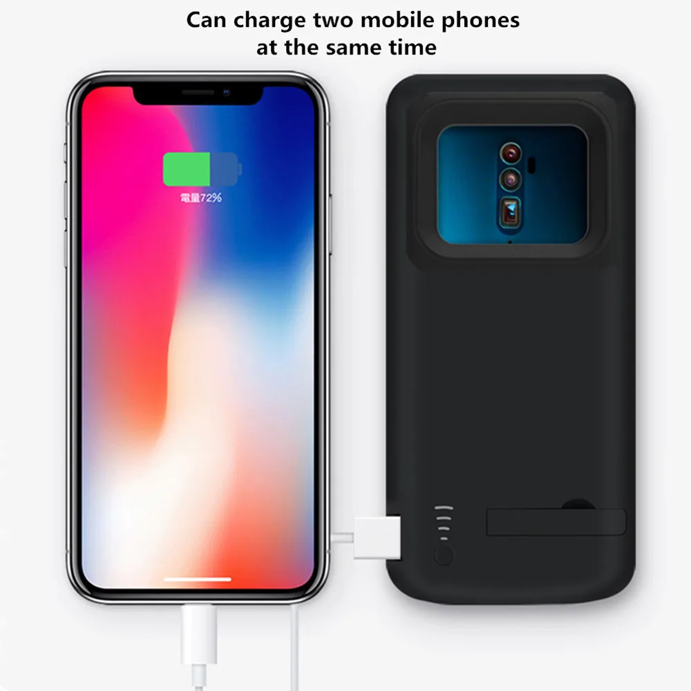 5000 мАч запасной внешний аккумулятор чехол для OPPO Reno 10X power Case расширенное зарядное устройство для аккумулятора чехол power Bank чехол для телефона