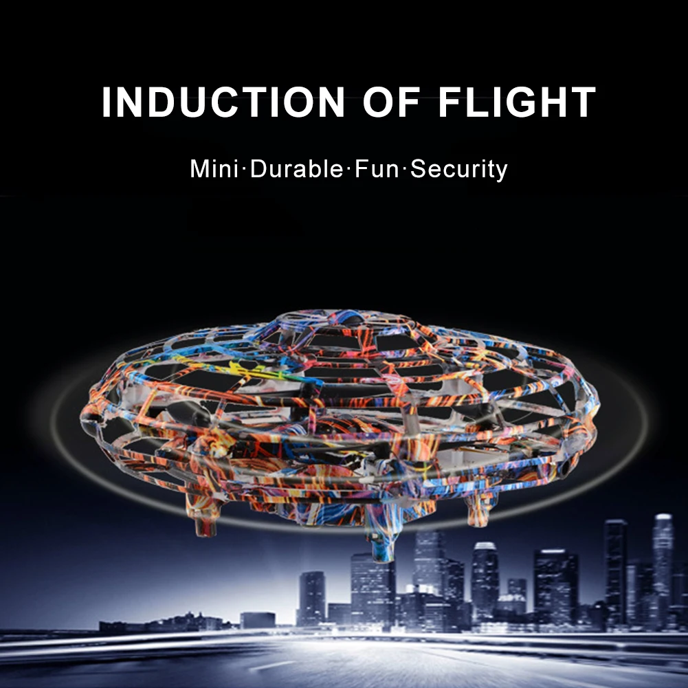 Самолет мини Дрон ABS самолет инфракрасный индукционный Безголовый режим RC