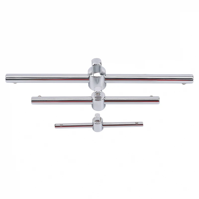 

1/4" 3/8" 1/2" Drive Socket Wrench Extension Sliding T Bar Auto Repair Tools Crv Material High Quality Durable Tools