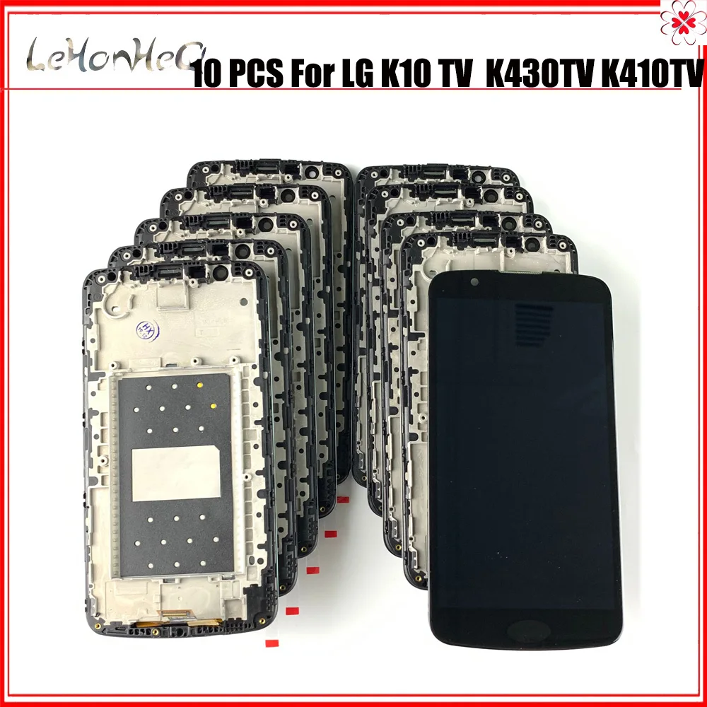 10 шт./лот LCD для LG K10 TV K430 дисплей кодирующий преобразователь сенсорного экрана в