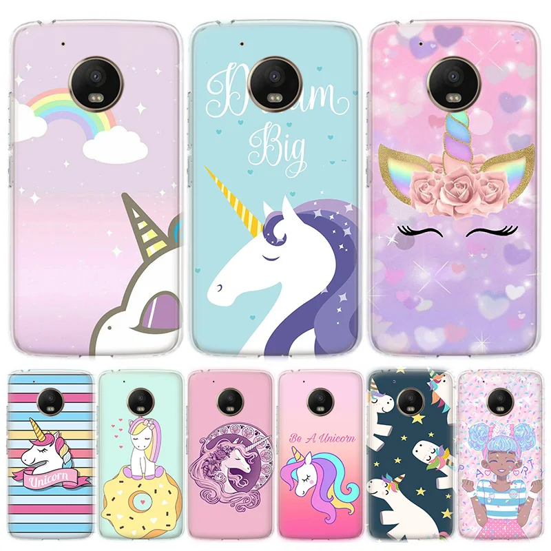 Чехол для телефона My Unicorn Girl Motorola MOTO G8 G7 G6 G5 G5S G4 E6 E5 E4 Plus Play Power One Action мягкий