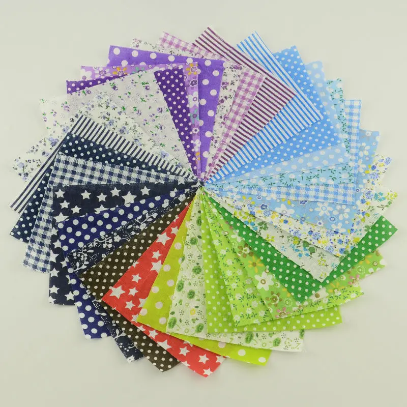 Booksew Лоскутные ткани 30 шт./лот 10 см x 12 100% хлопок швейная ткань свободный стиль Telas