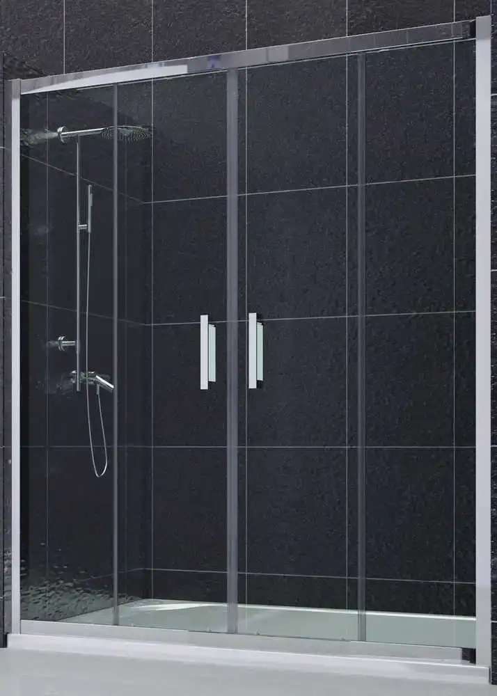 2 фиксированные передние душевые панели с раздвижными панелями высота 195 см Серия