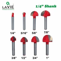 lavie 1pc 14 6 35mm shank ball nose router bit round milling cutter for wood cnc radius core box solid carbide tools mc01100