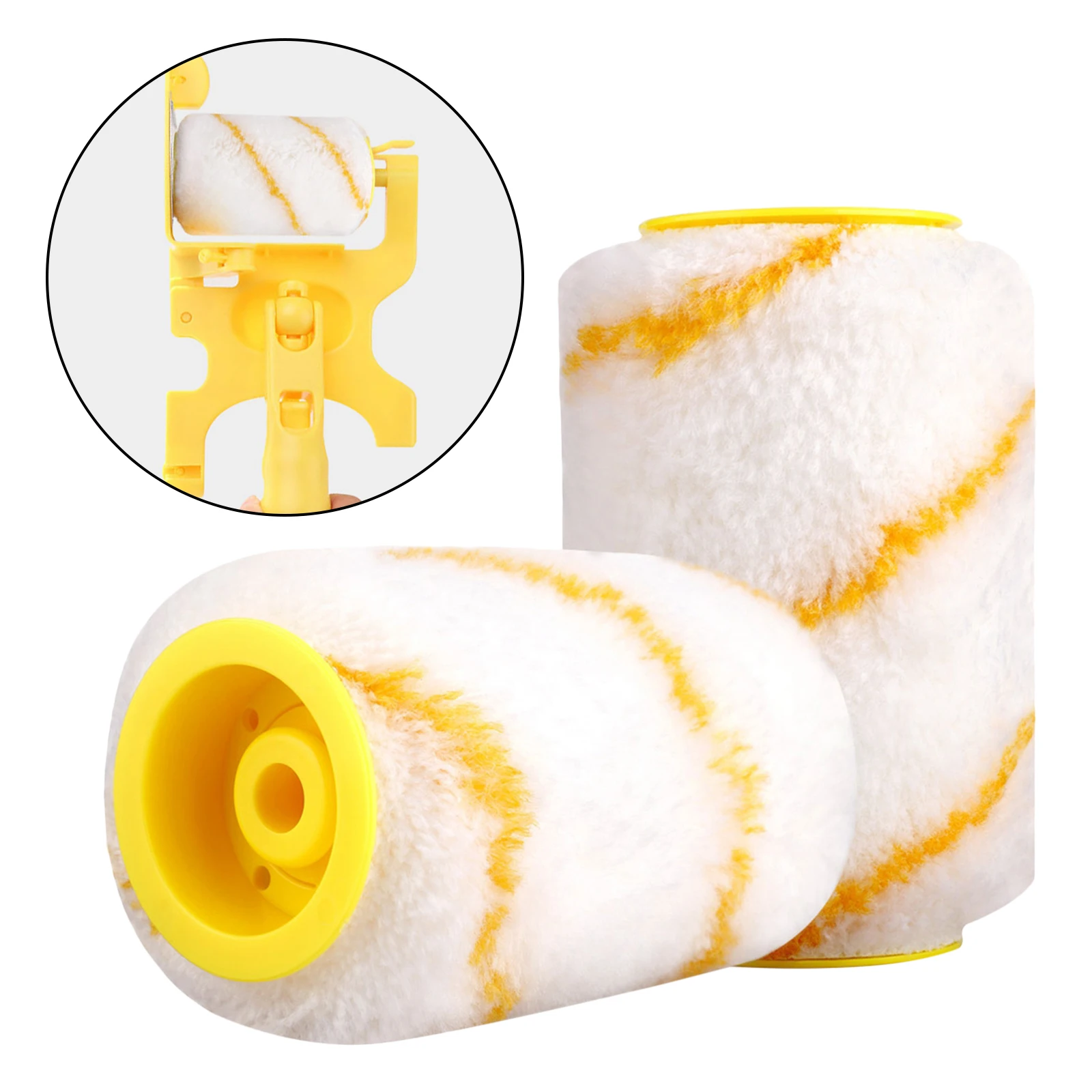 

Paint Roller Roller Covers Pack of 2 Cotton Fiber Brush for Paint Rollers for