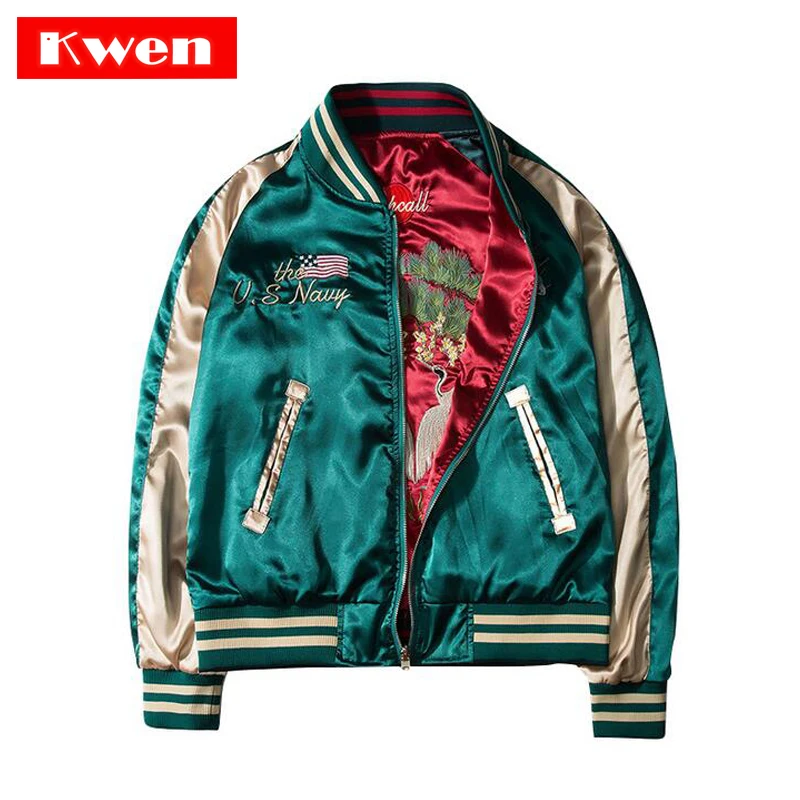 Куртка с вышивкой для мужчин и женщин одежда в стиле хип-хоп модная винтажная