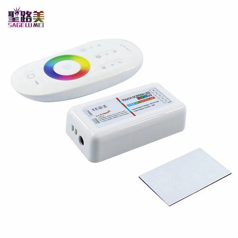 DC 12V 24V RGBW или RGB Led управление Лер 2 4G RF сенсорный экран дистанционное 6A на канал для