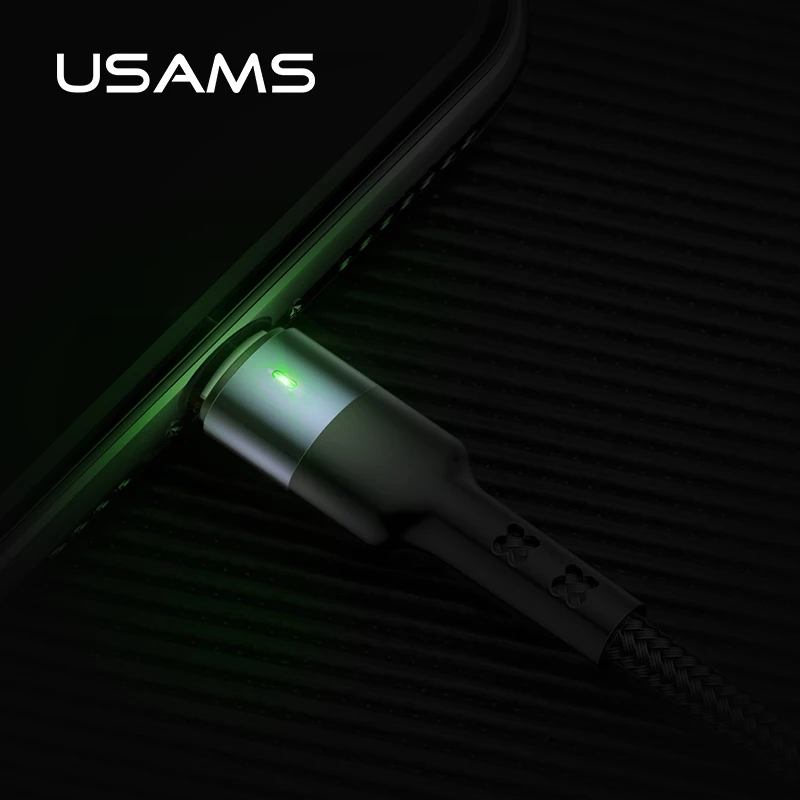 USAMS 4 в 1 3 в 1 мульти usb кабель зарядное устройство для iPhone samsung huawei xiaomi зарядный кабель системы освещения micro usb type-c