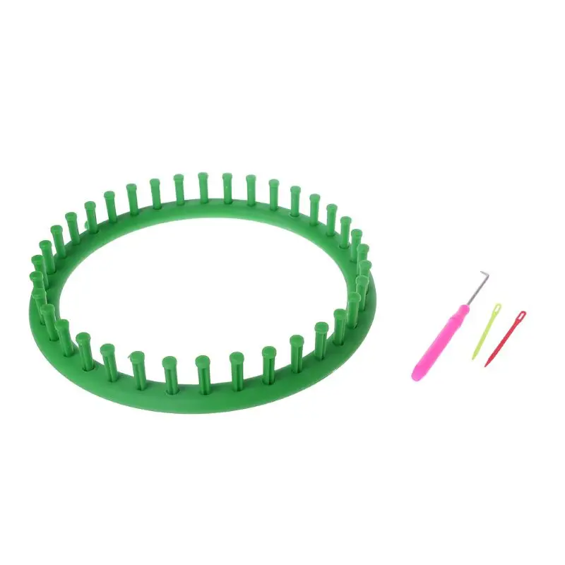 

3 Taille Classique Cercle Métier Tricot Tricoteuse Écharpe Chapeau Crochet Round Castle Weaver knit tools kit