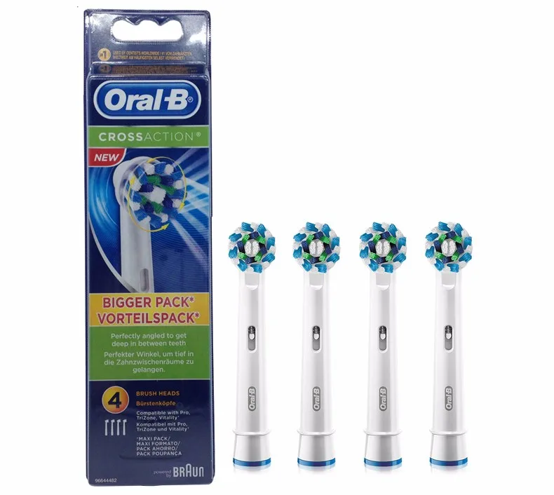 Набор насадок для Oral B EB50 сменные головки электрической зубной щетки с мягкой