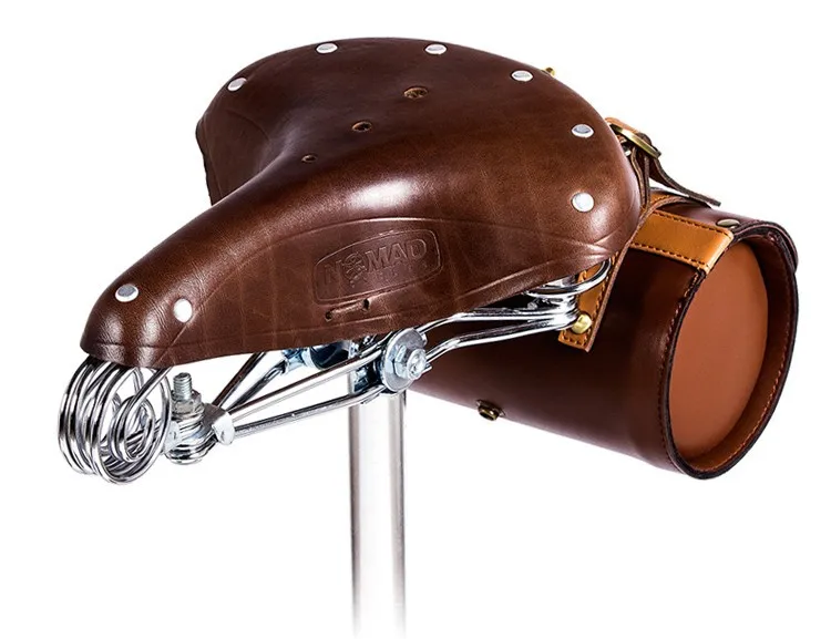 Винтаж велосипедное седло старый Стиль задняя подвеска сумка Аксессуары для