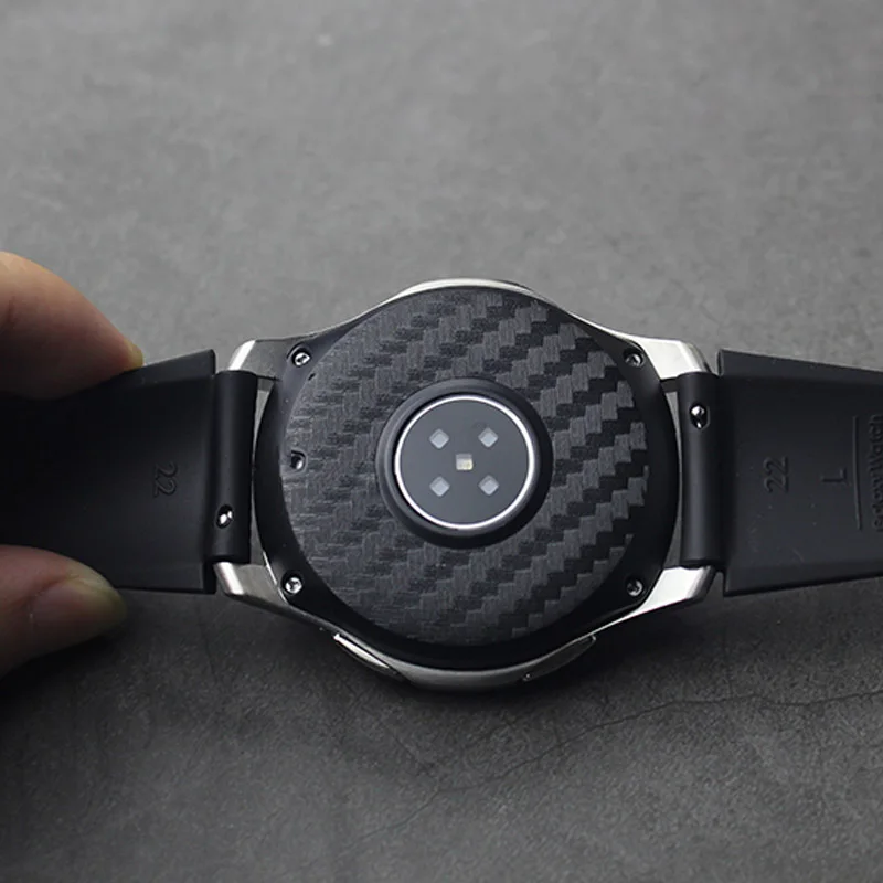 2 шт задняя защитная пленка для экрана для samsung gear S3 Classic Frontier из углеродного волокна Watch Back Flim 22 мм