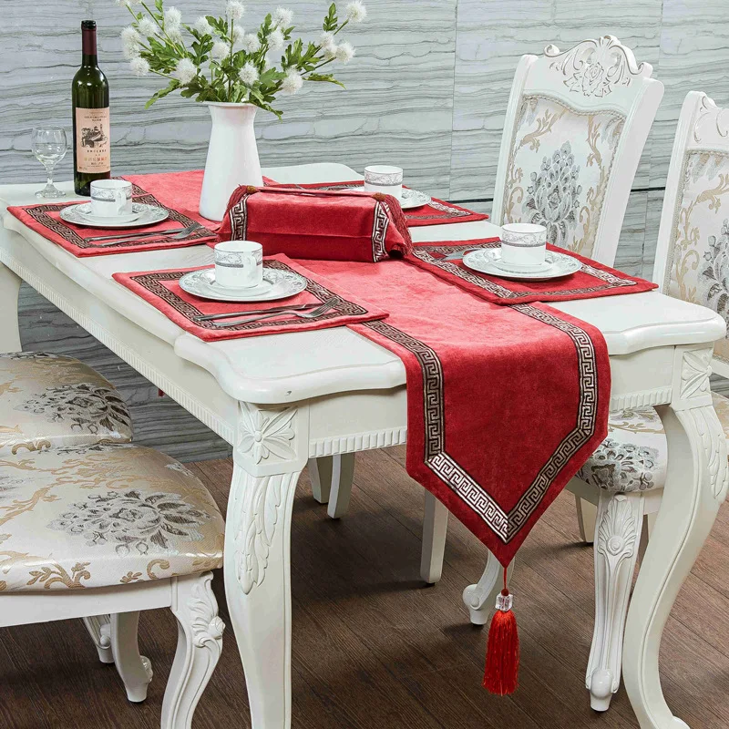 Modern Minimalist Table Runner Tea Cloth Bed End Towel Flag TV Cabinet Cover Living Room Decoration | Дом и сад