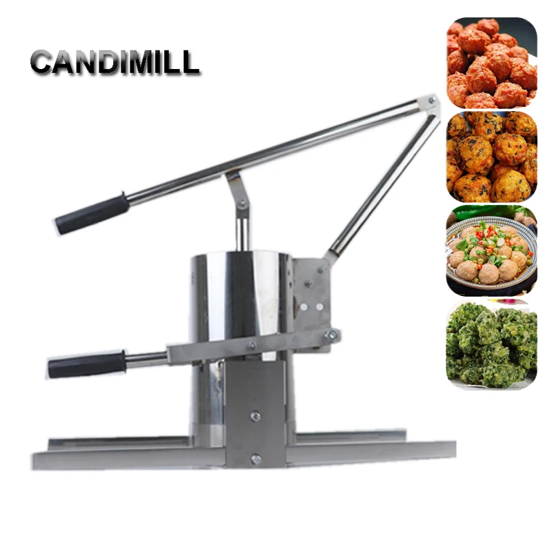 

CANDIMILL Home Use Manual Meatball Machine Beef Meat Ball Forming Machine Fried Balls Maker Pork Vegetables Ball Making