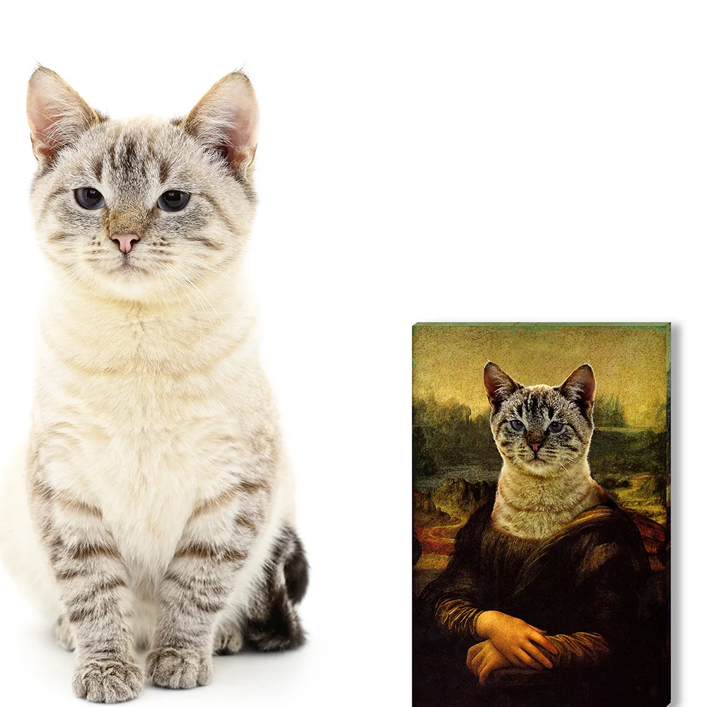 Хипстин 20X30 см на заказ принты холсте портреты для домашних животных дома