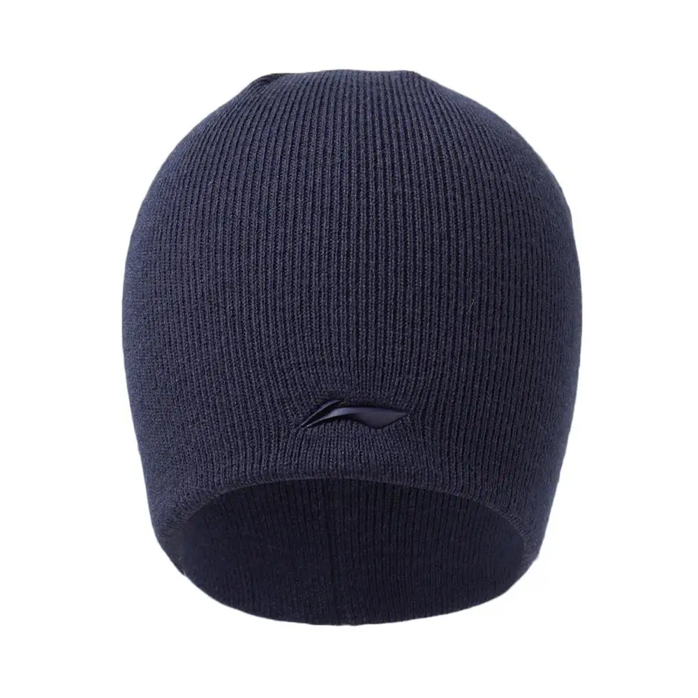 

Li-Ning Unisex The Trend Knit Cap Winter Warm 21cm Anti-Static 100% Acrylic LiNing Comfort Sports Caps Hats AMZQ054